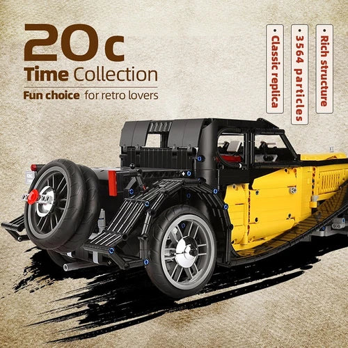 Mould King 13080 Vintage Vehicles Classic Car Static Model Building Block Toy