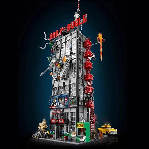 NEW!! 3772PCS Marvel Daily Bugle Building Blocks Set with Minifigures Bricks Toy