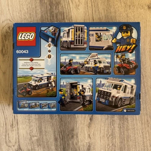 LEGO CITY Police Prisoner Transporter (60043) Brand New In Factory Sealed Box