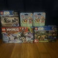 MEOW sealed sets lot of 3 and 2 blind minifigures