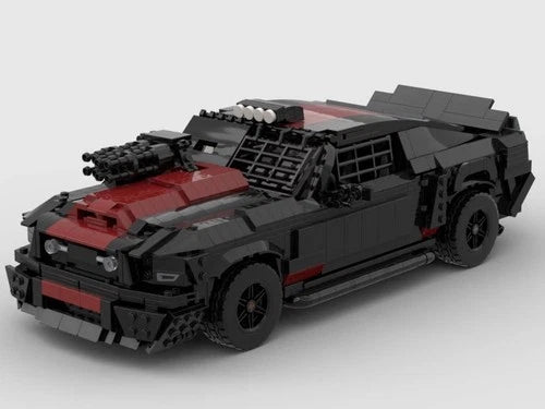MOC-148219 2005 Ford Mustang Death Race building blocks Toys Christmas gift