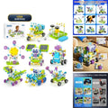 RISUNTOY Solar Robot Kit 434pcs 45+ STEM Toys for Kids 6+