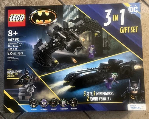 LEGO 66790 Batman vs The Joker Walmart Gift 3 In 1 Set 30653 76224 76265 Retired