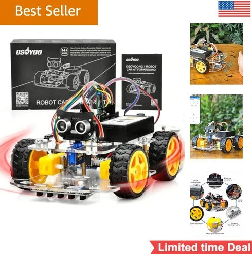 Smart Robot Car Kit STEM Coding Electronics Learning Platform WiFi Bluetooth