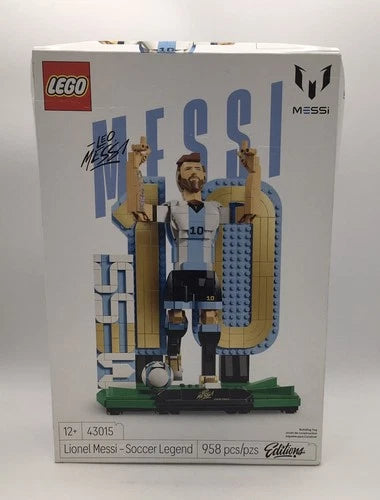 LEGO EDITIONS LIONEL MESSI SOCCER LEGEND BUILDING SET (43015) 958 PIECES