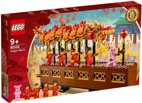 Lego Chinese New Year Dragon Dance 80102 New Factory Sealed in Box 2019 Rare!
