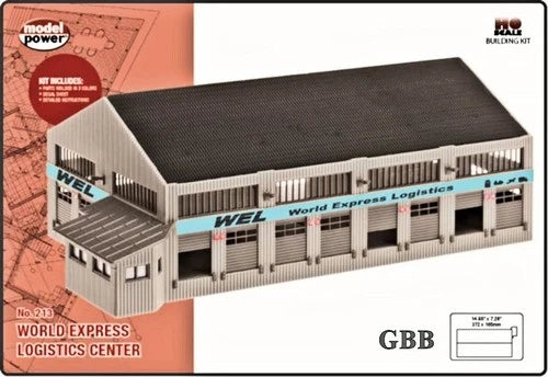 HO 1:87 Scale WORLD EXPRESS LOGISTICS CENTER KIT New Sealed Model Power 213