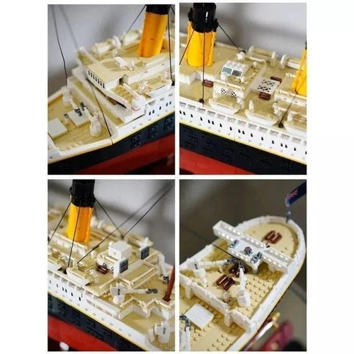 9090PCS Titanic Cruise Boat Ship Building Blocks Model Bricks