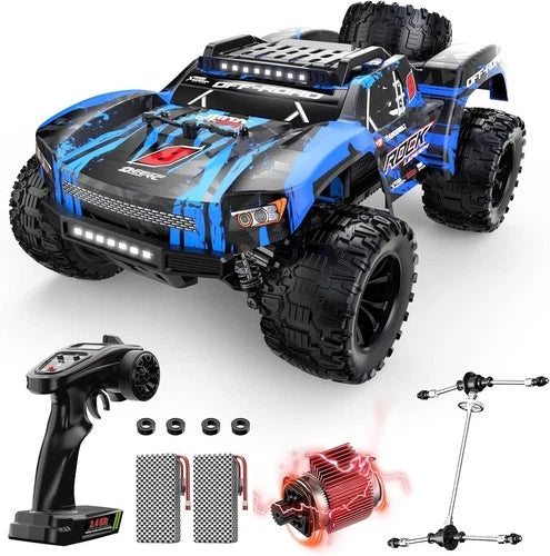 1/14 Brushless RC Cars for Adults Fast 60+ mph, RC Trucks 4x4 Offroad