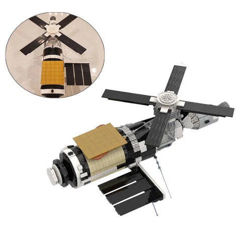 First Space Station / Skylab Display Model 1517 Pieces Building Blocks Set