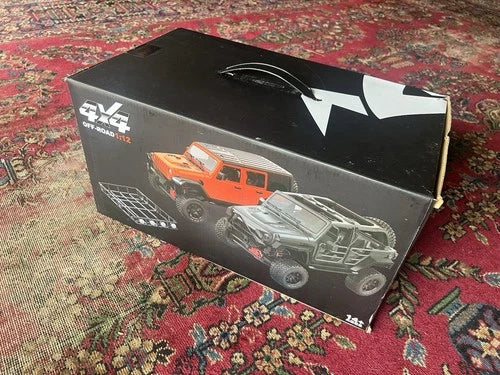 Jeep Wrangler MN128 RC Car Crawler 1:12 Scale, 2.4G 4WD, Off-road Truck BLACK