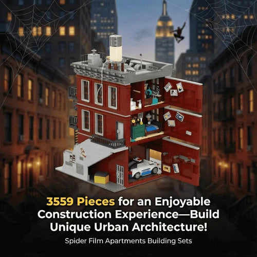 Spider-Man NYC Apartment Deli Building Blocks 3559PCS Guardian Apartment Set