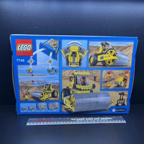 LEGO City 7746 Single-Drum Roller NEW! Construction Truck Compactor Steamroller