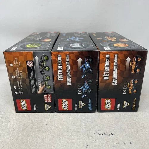 LEGO Technic Monster Jam Grave Digger 42118 Megalodon 42134 Toro Loco 42135 Lot