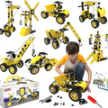 10 in 1 Stem Toys for 5 6 7 8 9+ Year Old Building Block Kit Stem Activities....