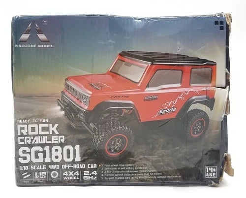 1:18 Rock Crawler 2.4Ghz Remote Control Orange Monster Truck SG1802