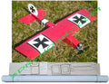 Das Not Ugly 30.5" RC Airplane Laser Cut Balsa Ply Short Kit W/ Plans