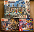 Lego Marvel Lot Iron Man Hall 76125 Thor 76322 Captain America Thanos 76319 New