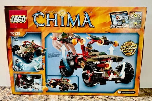 LEGO 70135 Cragger's Fire Striker LEGENDS OF CHIMA New Sealed Set Retired NISB