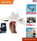 F-22 Raptor Foam RC Kit: App-Controlled Fun for Hobbyists and Makers