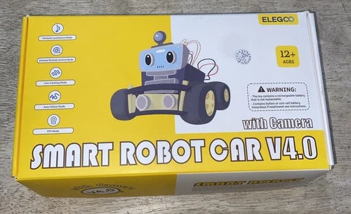 ELEGOO Smart Robot Car Kit V4.0 with Camera - Arduino STEM Education Kit - NEW