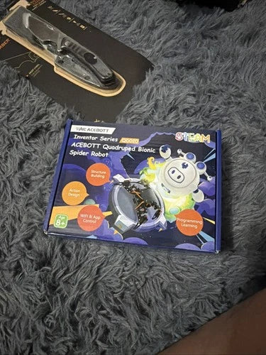 STEM Robotics Science Kits for Adults, ESP8266 Spider Robot Building Kit, App Re