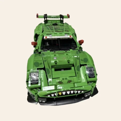 NEW GT Dinosaur Race Car Building Blocks Set Model Adults MOC Technic Speed