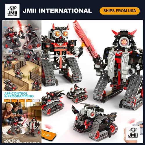 5-in-1 STEM RC Robot Building Kit - 443PCS Educational Gift for Kids 8-13