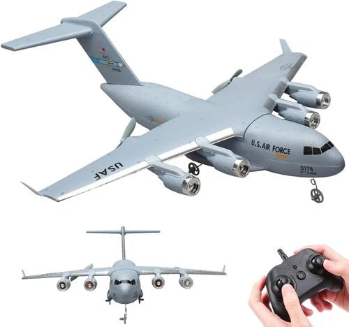 Plane,Remote Control Airplane Ready to Fly,2 Channels RC Airplane C17,Remote ...
