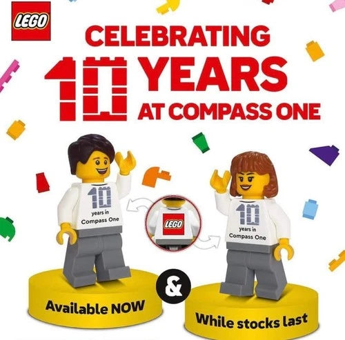 Lego Singapore "10 Years In Compass One" Minifigure Set