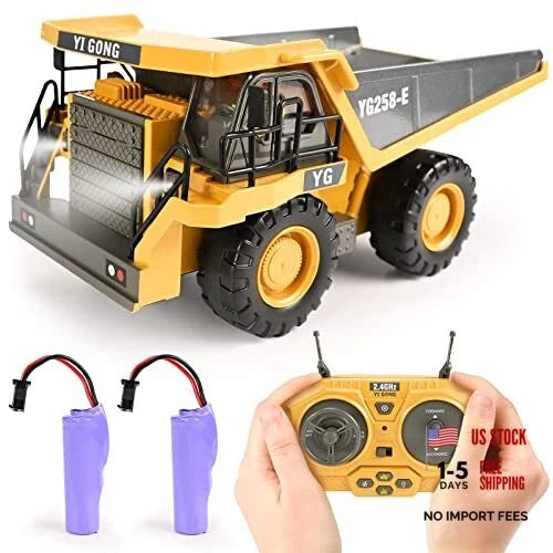 Remote Control Dump Truck Toys 9 Channel 2 Batteries RC dump truck