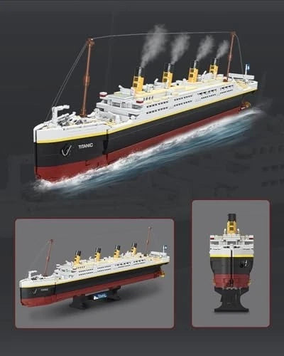 Titanic Model Building Blocks Set - 2022 Pieces, Compatible with Major Brands, S
