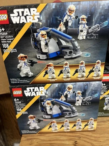 LEGO Star Wars: 332nd Ahsoka's Clone Trooper Battle Pack (75359) Lot Of 10