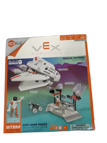 Space Explorers Rescue Division Construction Kit HEXBUG VEX Stem Based Shuttle