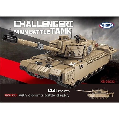 Xingbao British Challenger II Main Battle Tank Building Block Set 1441 PCS 06033