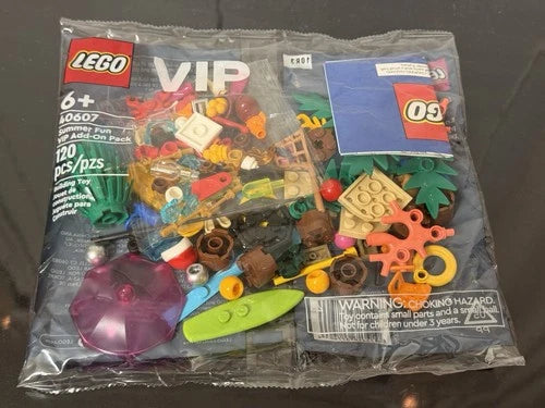 LEGO VIP Add-On Pack of 7 NEW SEALED - 40512 40605 40606 40607 40608 30584 40606