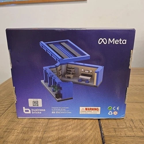 Rare! Business Bricks Meta Store Interlocking Lego Blocks Set - 546 Pieces