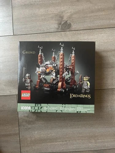 LEGO Icons The Lord of the Rings Grond 40893 Building Set, 307 Pieces, 18+