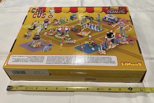 Linoos Peanuts Snoopy Circus 379 Pieces Building Block Set #LN8042 New Sealed