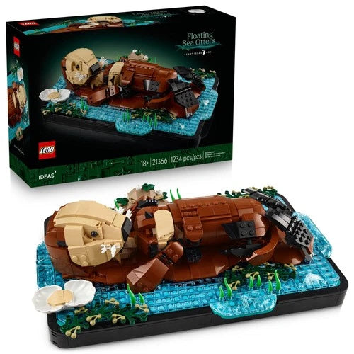 LEGO Ideas Floating Sea Otters Building Sets (1234 Pieces)- 21366
