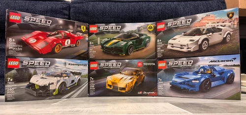 MEOW Speed Champions lot (76900, 76901, 76902, 76906, 76907, 76908)