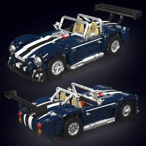 Mould King 13215 Vintage Roadster Sports Car Building Block RC Toy Collectible