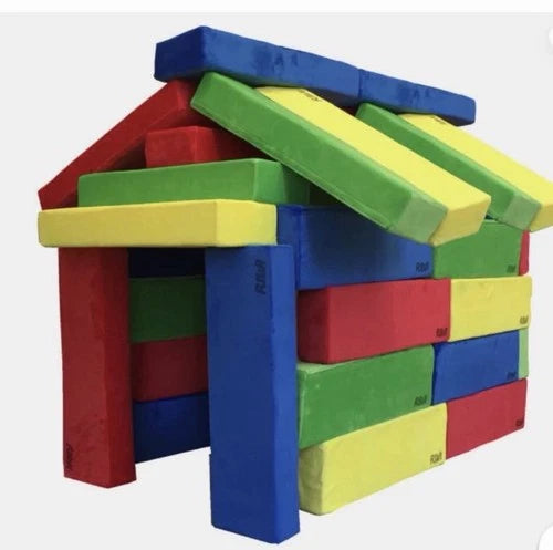 riwi Foam Stacking Building Blocks Set, Assorted Multicolor Complete Set