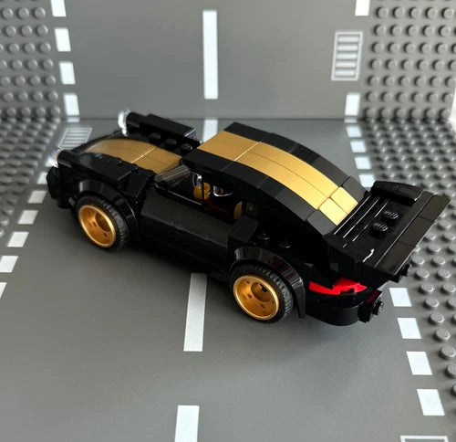 LEGO SPEED CHAMPIONS 1974 PORSCHE 911 TURBO 3.0 CUSTOM BLACK GOLD #75895 NEW