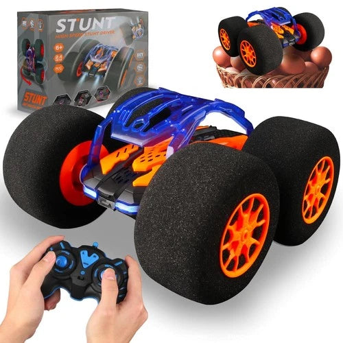 Indoor RC Car Stunt Remote Control Car Toys with Soft Wheels RC Cars for Kids...