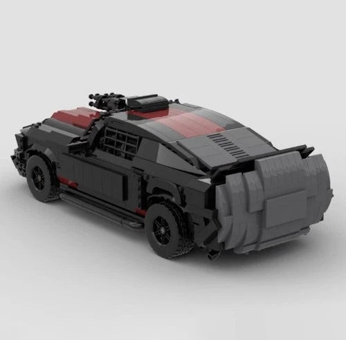 Ford Mustang Death Race Racing Car Model Building Block Kits