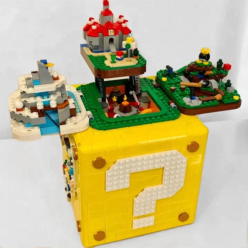 2064 Piece Question Mark Block Building Bricks Set MOC DIY Construction Toy Gift