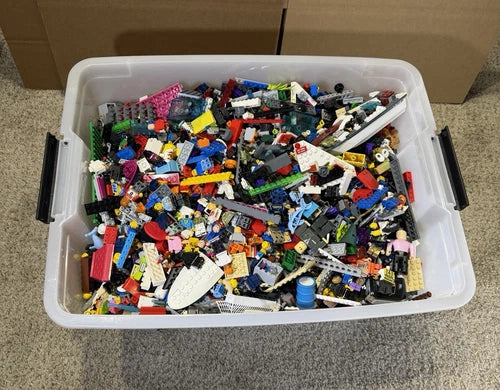 🧱 Huge 27 LB MEOW Bulk Lot - Minifigs Galore! Mixed Set and Blocks 🔥🔥🔥