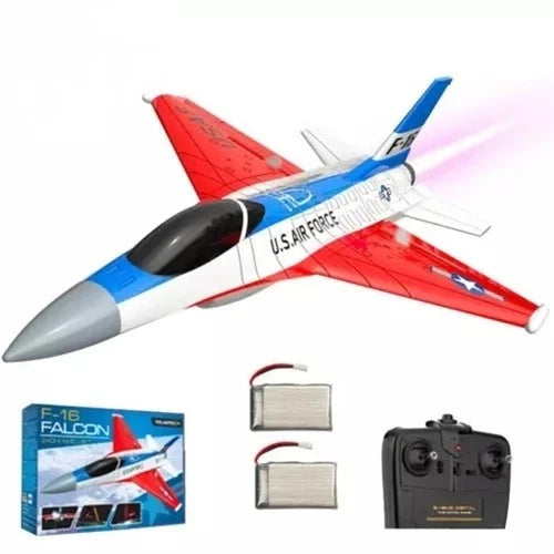 Volantex F16 Fighter 2.4G 2CH RC Airplane Remote Control Aerobatic Gyro Glider