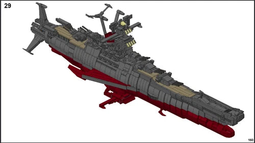 Space Battleship Yamato MOC Building Blocks - 1782 PCS (please read)